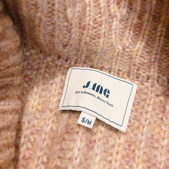 RIVKA PINK RIB KNIT CARDIGAN - Picture 8 of 8